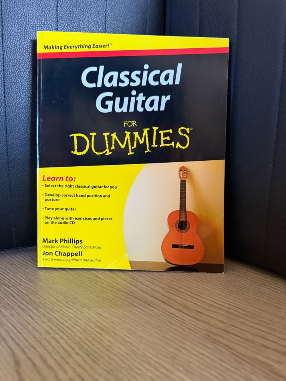 Classical Guitar For Dummies" by Jon Chappell and Mark Phillips With CD